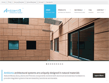 Tablet Screenshot of ambientausa.com